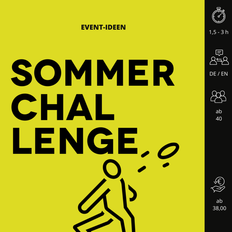 Teamevent: Teamchallanges im Sommer
