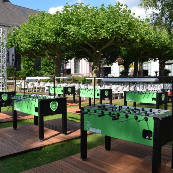 Kickerevent als Teamincentive mit professionellen Tischkickern mit DONAUEVENTS